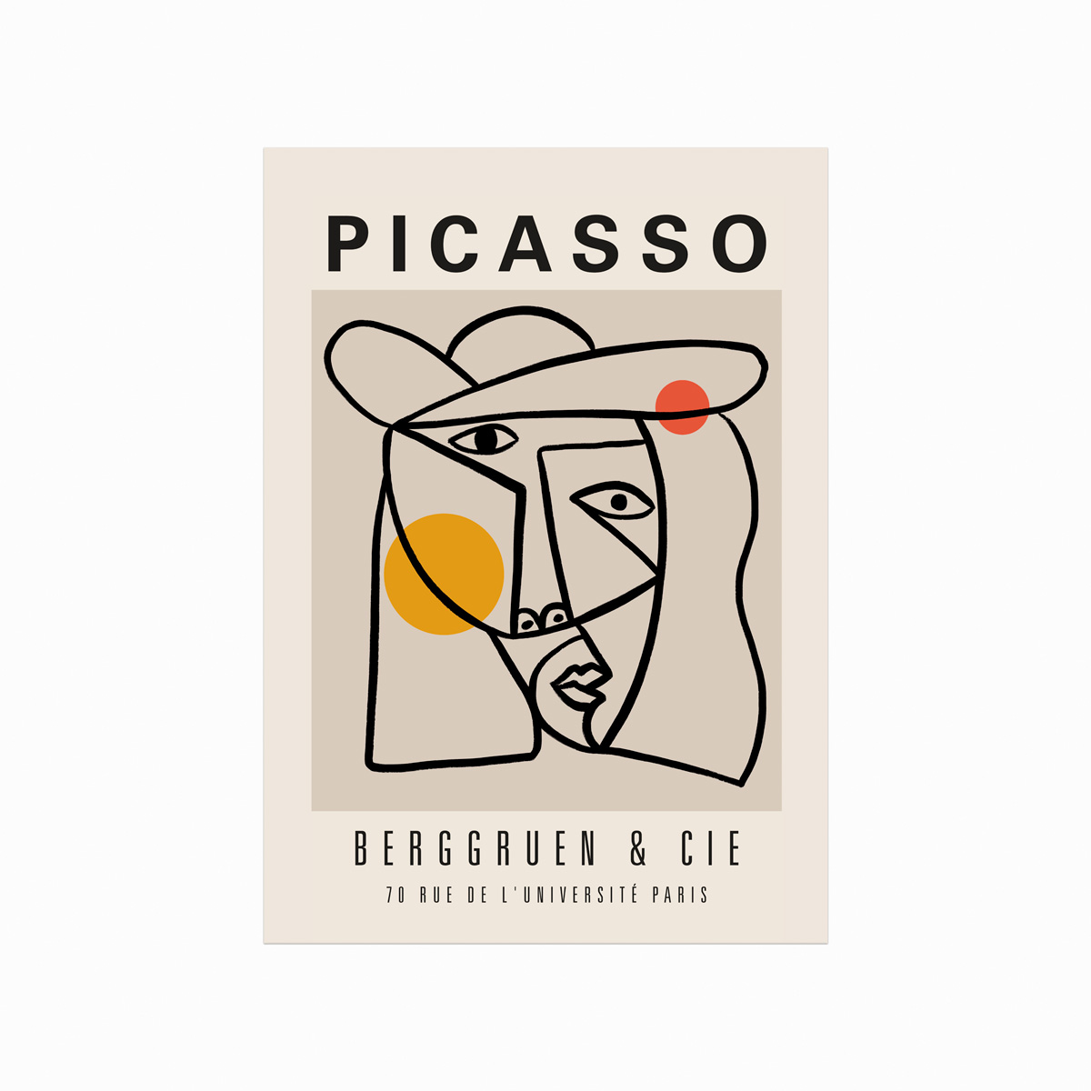 reference tæmme straf Pablo Picasso plakat – Berggruen & Cie - Designplakater.dk