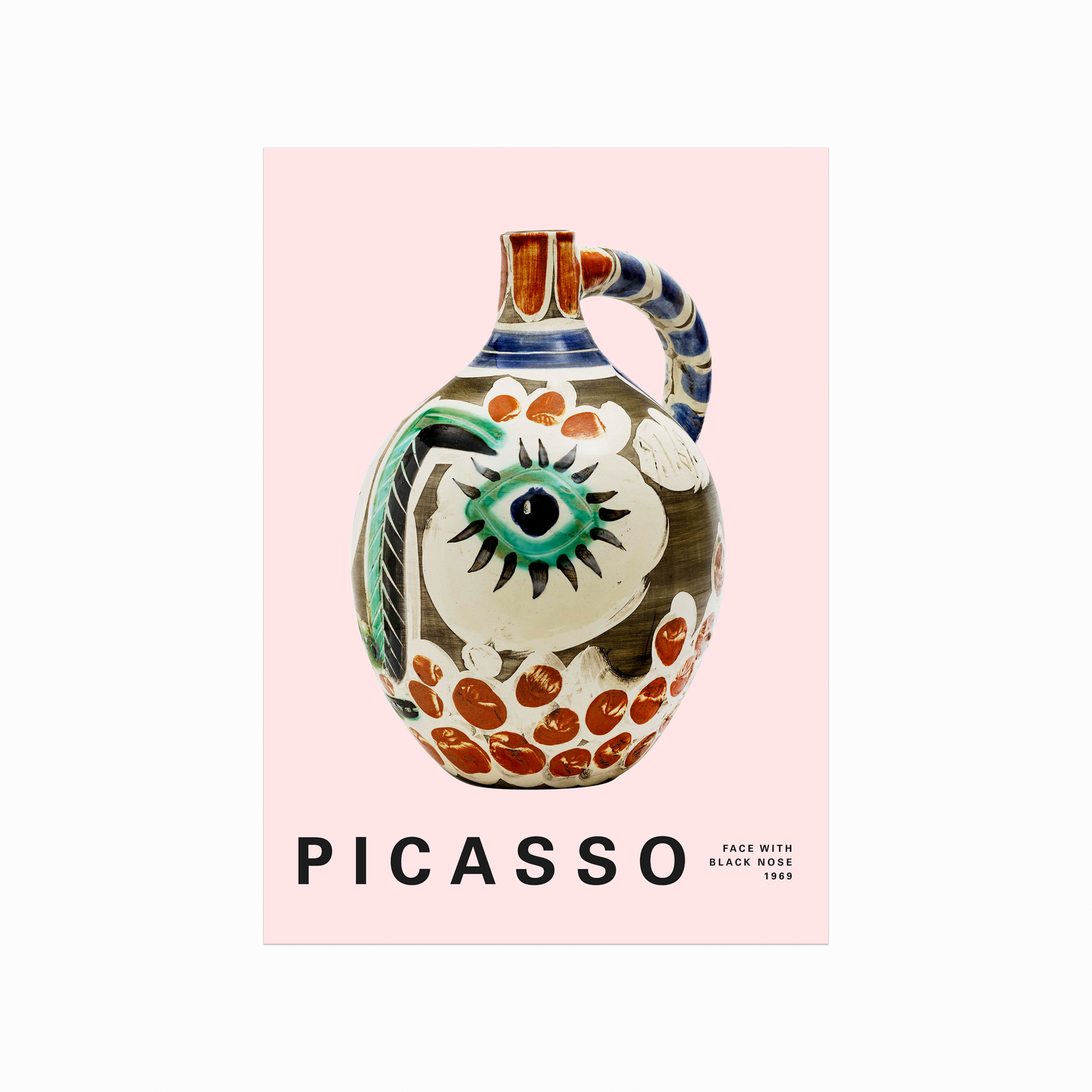 Pablo Picasso plakat – with Black 01 - Designplakater.dk